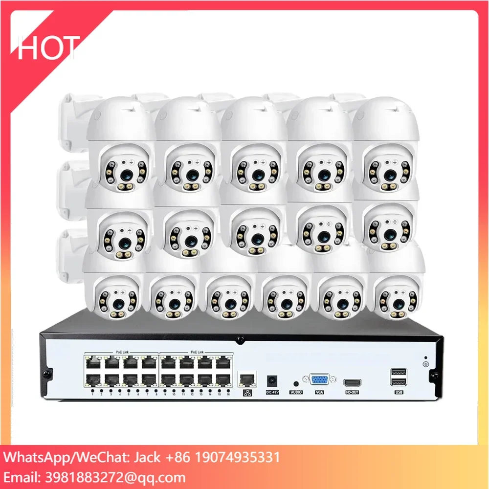 Home Security Systems With Cameras - Комплект проводной системы видеонаблюдения Colorvu NVR
