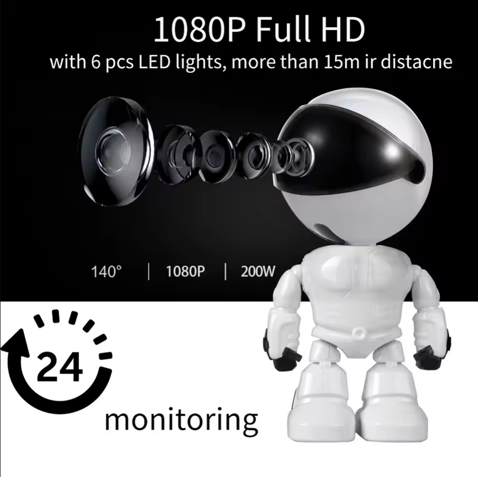 Home Security Robot - Умный робот Wi-Fi IP-камера 1080P HD