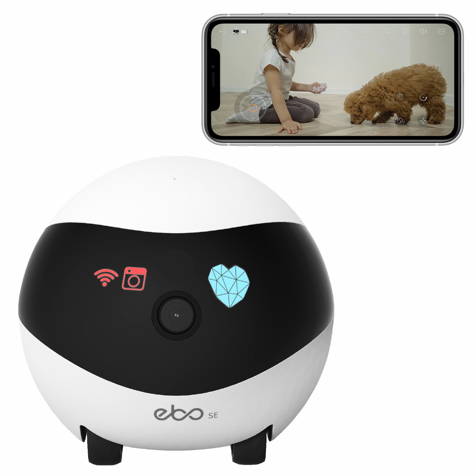 Home Security Robot - EBO SE умный домашний робот-компаньон с