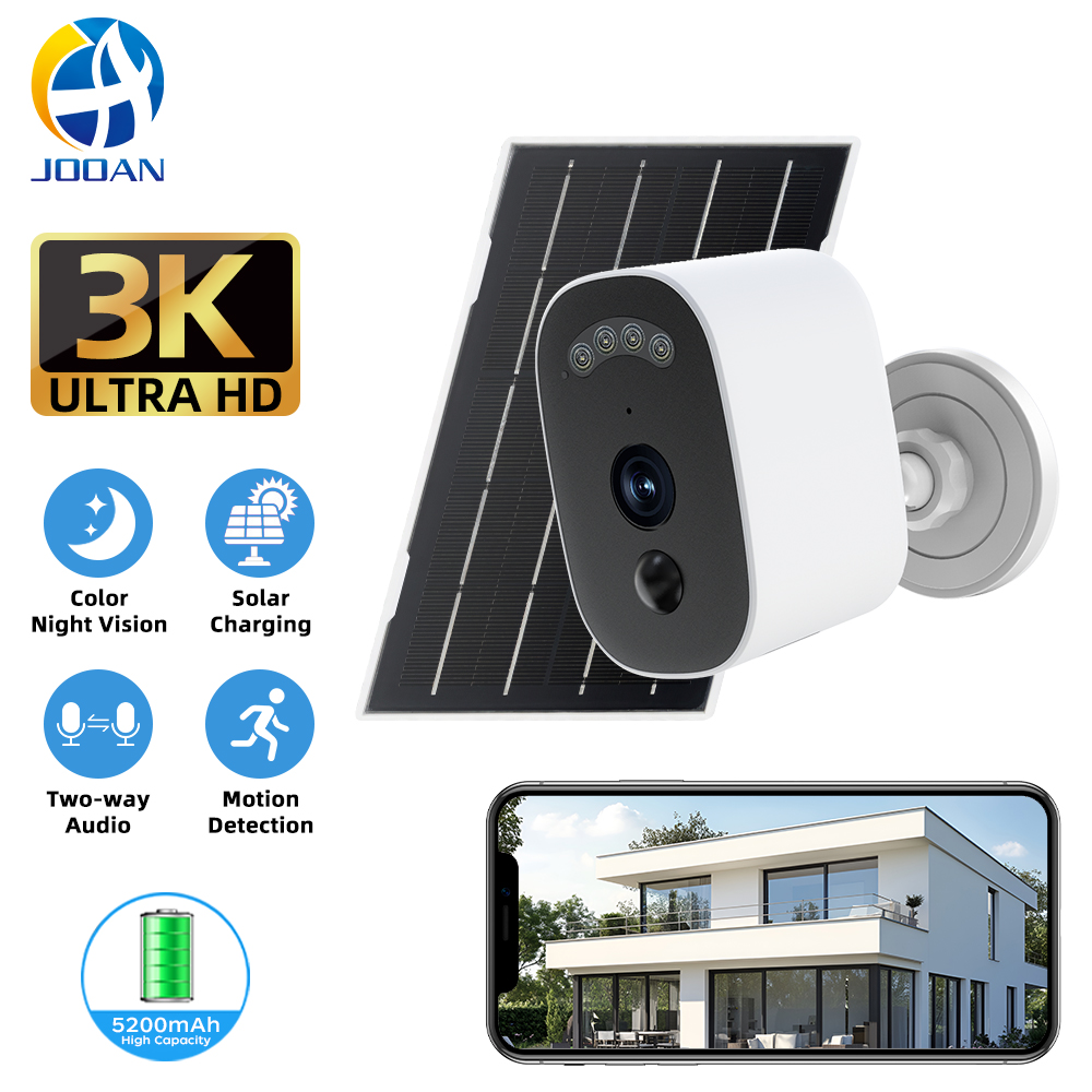 Home Security Adt - Jooan 3K HD солнечная камера безопасности