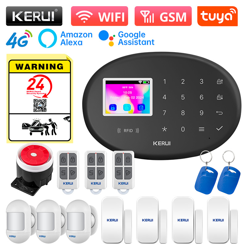 Home Zone Security App - KERUI WiFi + 4G/2G Домашняя охранная