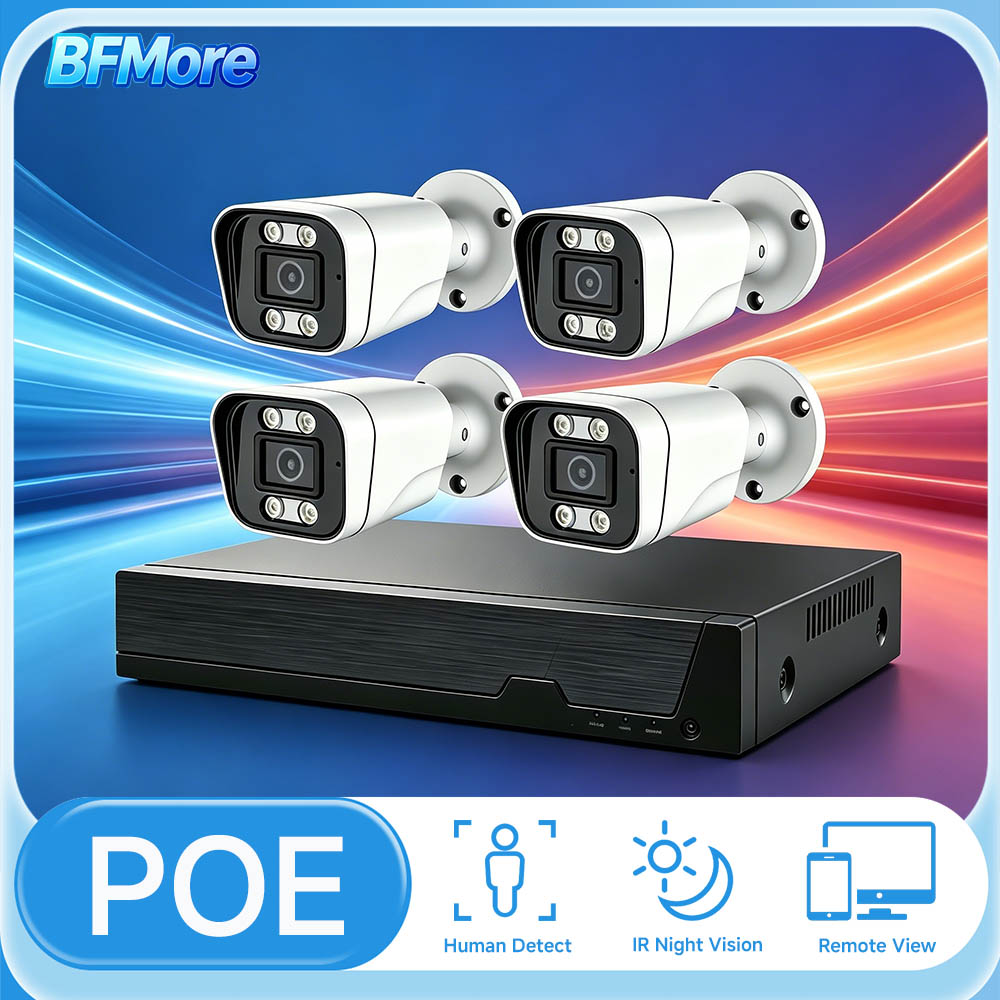 Home Security Video Recording Systems - Комплект системы видеонаблюдения BFMore 8MP 4K