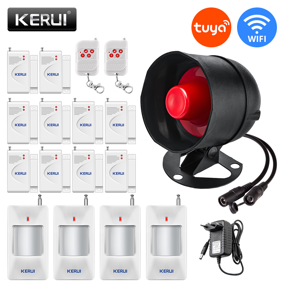 Home Zone Security App - Беспроводная система охранной сигнализации KERUI Tuya,