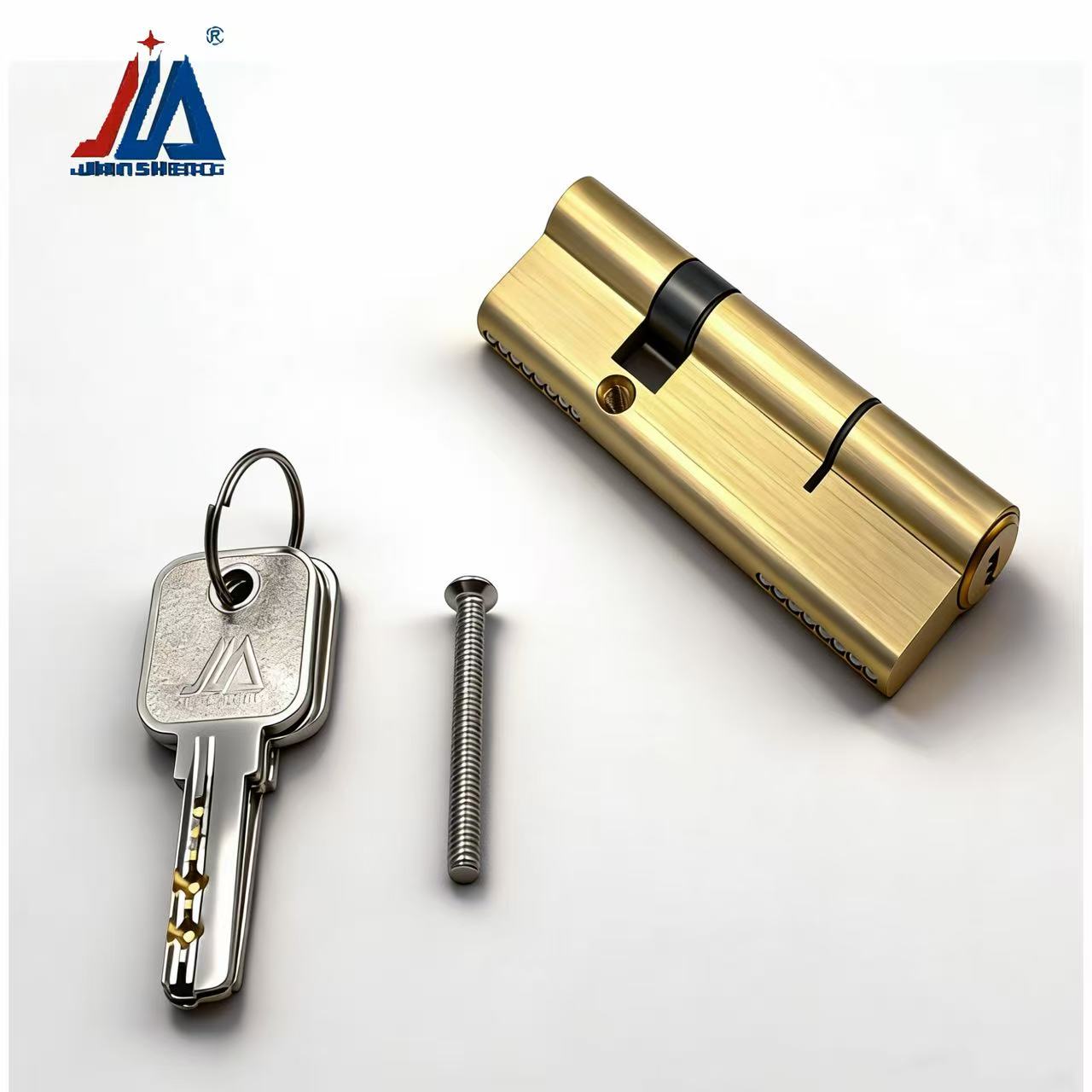 Home Security Door Lock - Цилиндр дверного замка из цельной латуни,