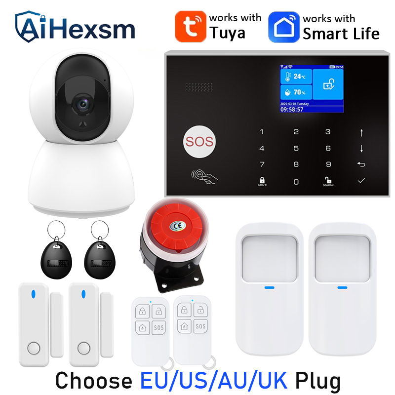 Home Zone Security App - Камера Wi-Fi, система GSM-сигнализации, поддержка 3