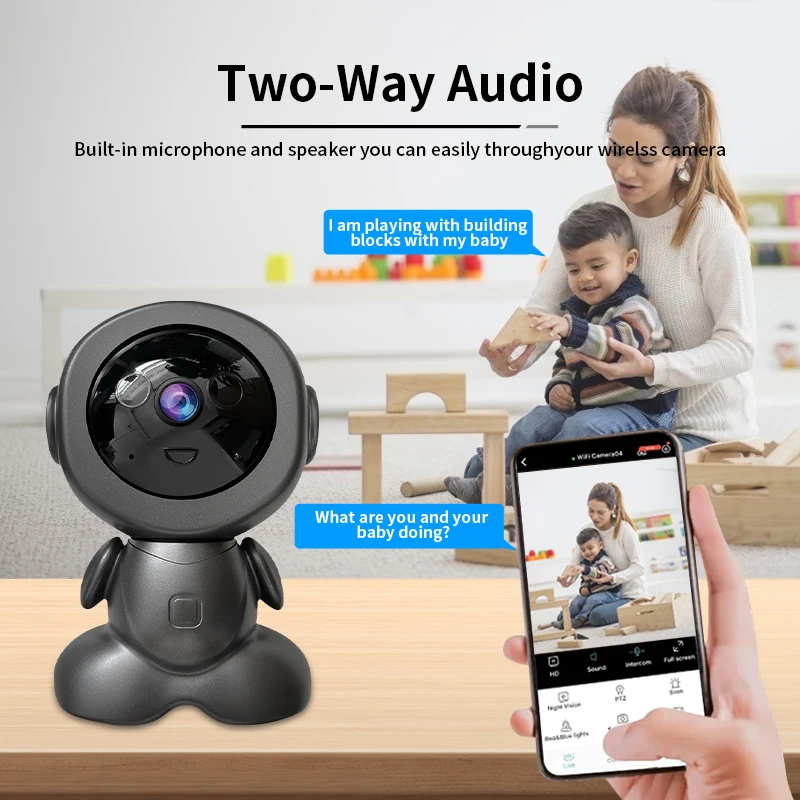 8 МП Wi-Fi PTZ IP-камера для в – обзор и цена Home Security Robot