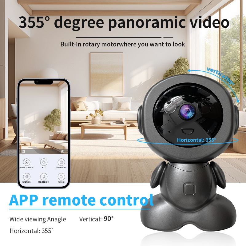 8 МП Wi-Fi PTZ IP-камера для в – обзор и цена Home Security Robot