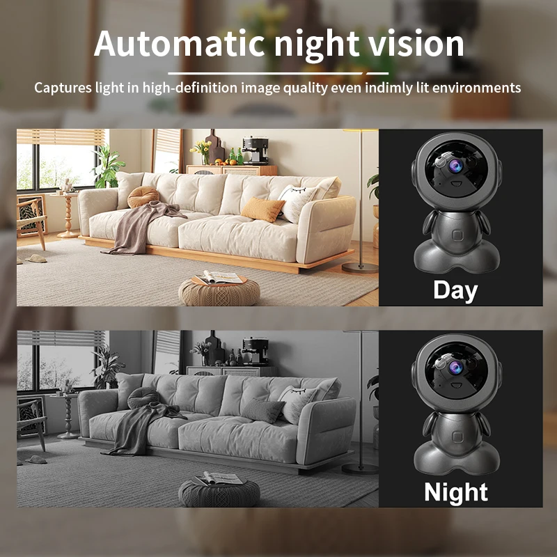 8 МП Wi-Fi PTZ IP-камера для в – обзор и цена Home Security Robot