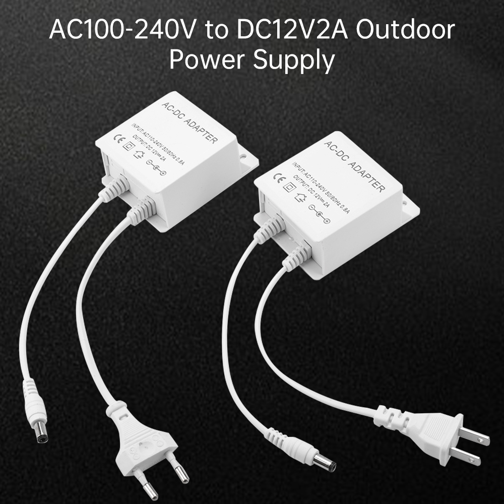 DC12V 2A адаптер европейского  – обзор и цена Home Security Outdoor Cameras