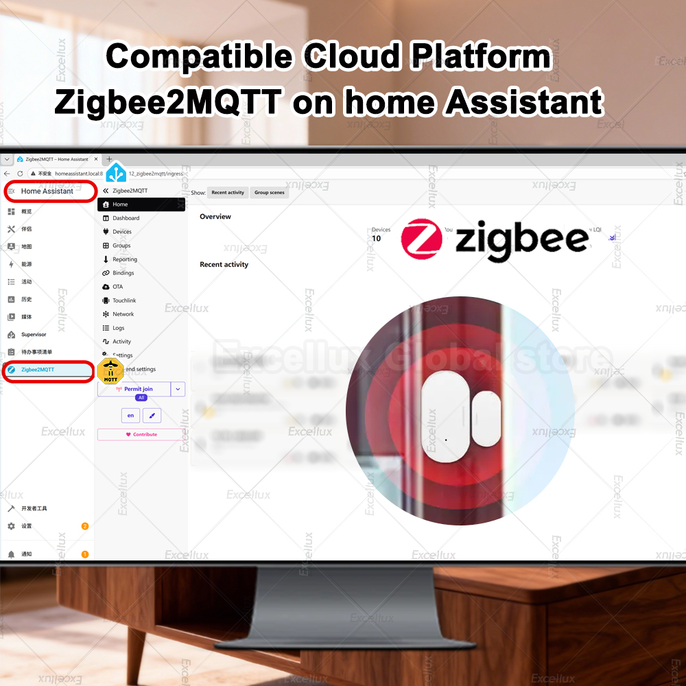 Zigbee 3,0 датчик двери, окна  – обзор и цена Home Security Device