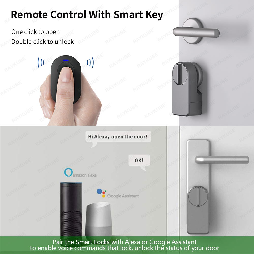 RAYKUBE A1 Pro Tuya BEL Компле – обзор и цена Home Security Door Lock
