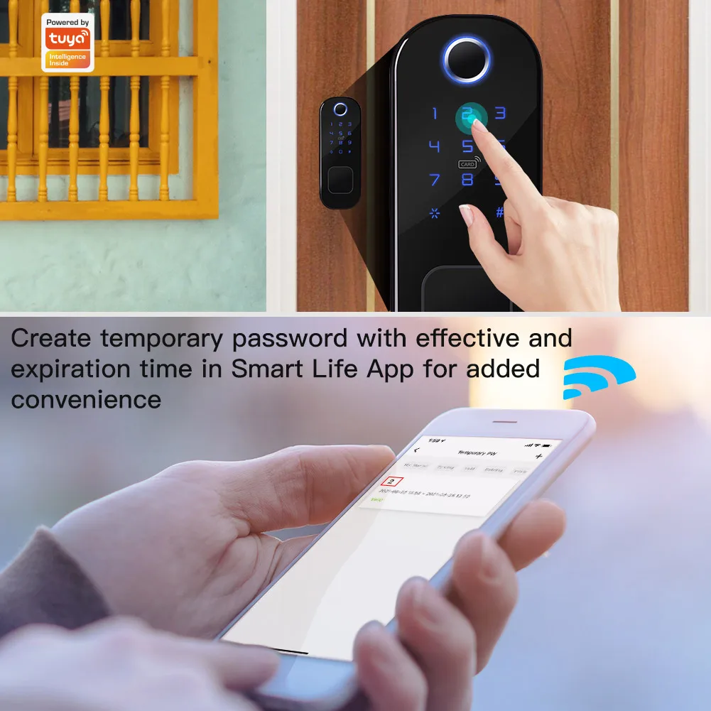 MOES WiFi Tuya умный замок две – обзор и цена Home Security Door Lock
