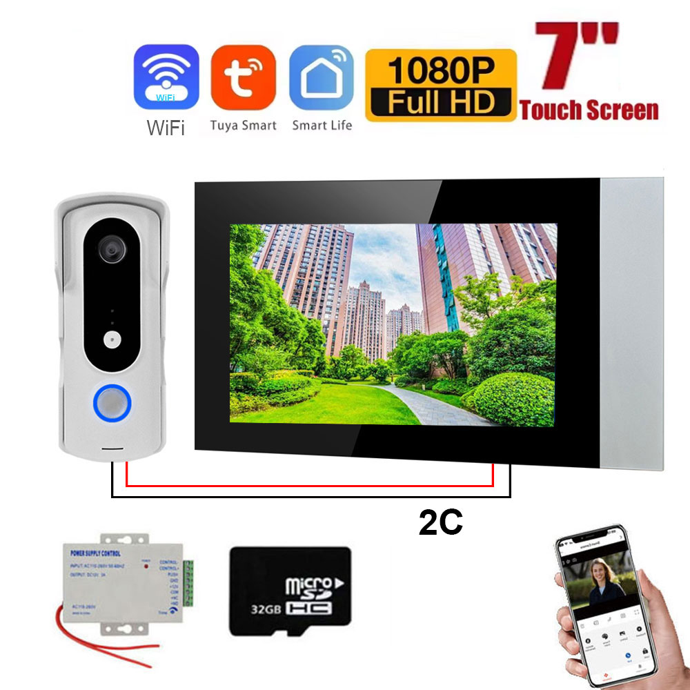 2-проводной умный дом Tuya Wi- – обзор и цена Home Security Cameras Uk