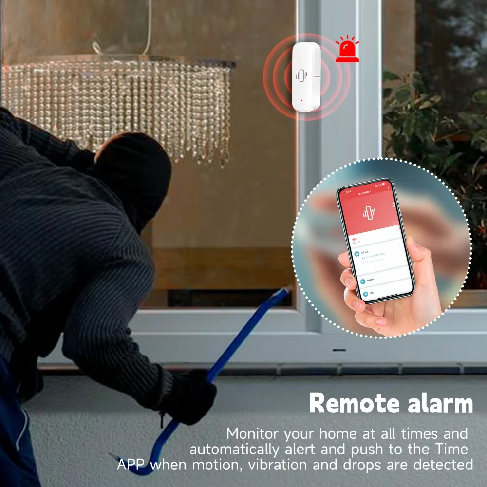 Умный датчик вибрации ZigBee,  – обзор и цена Home Security Device