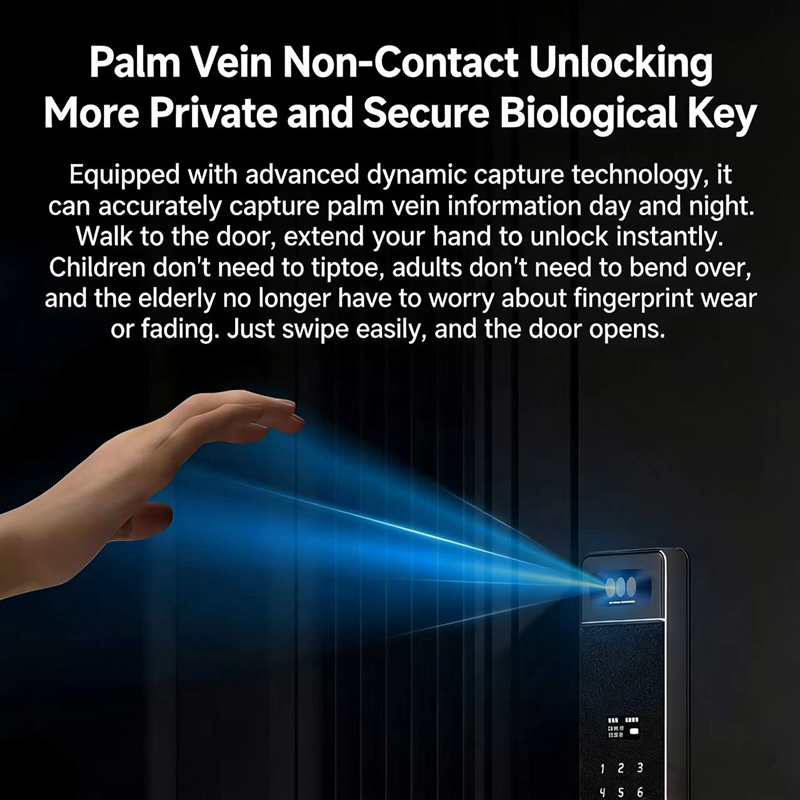 Умный замок Sharp S5-FV с авто – обзор и цена Home Security Door Lock