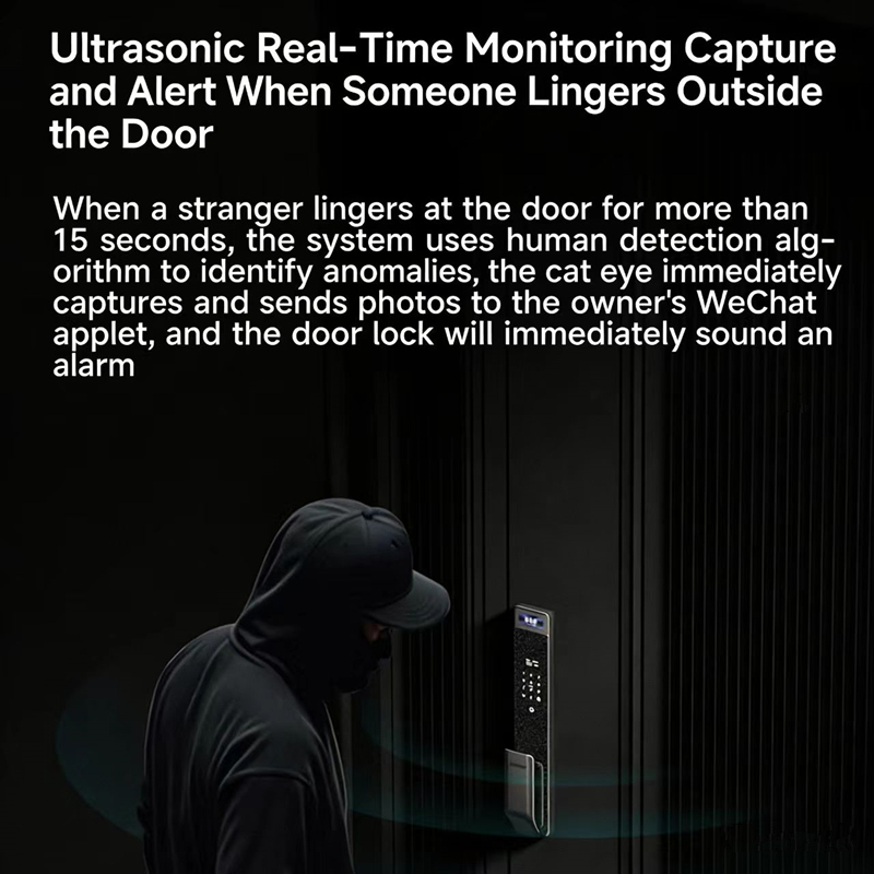 Умный замок Sharp S5-FV с авто – обзор и цена Home Security Door Lock