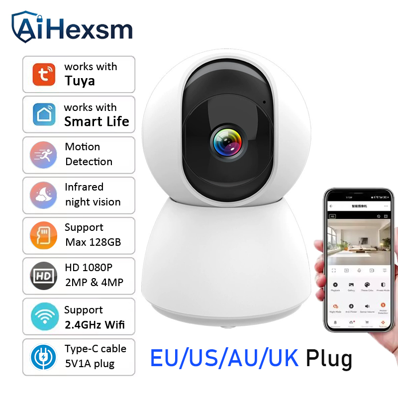 IP-камера Tuya 2K 4MP для поме – обзор и цена Home Security Cameras Uk