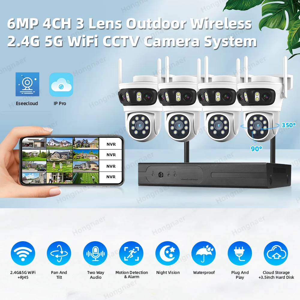 Комплект беспроводной системы  – обзор и цена Home Security Wifi Camera