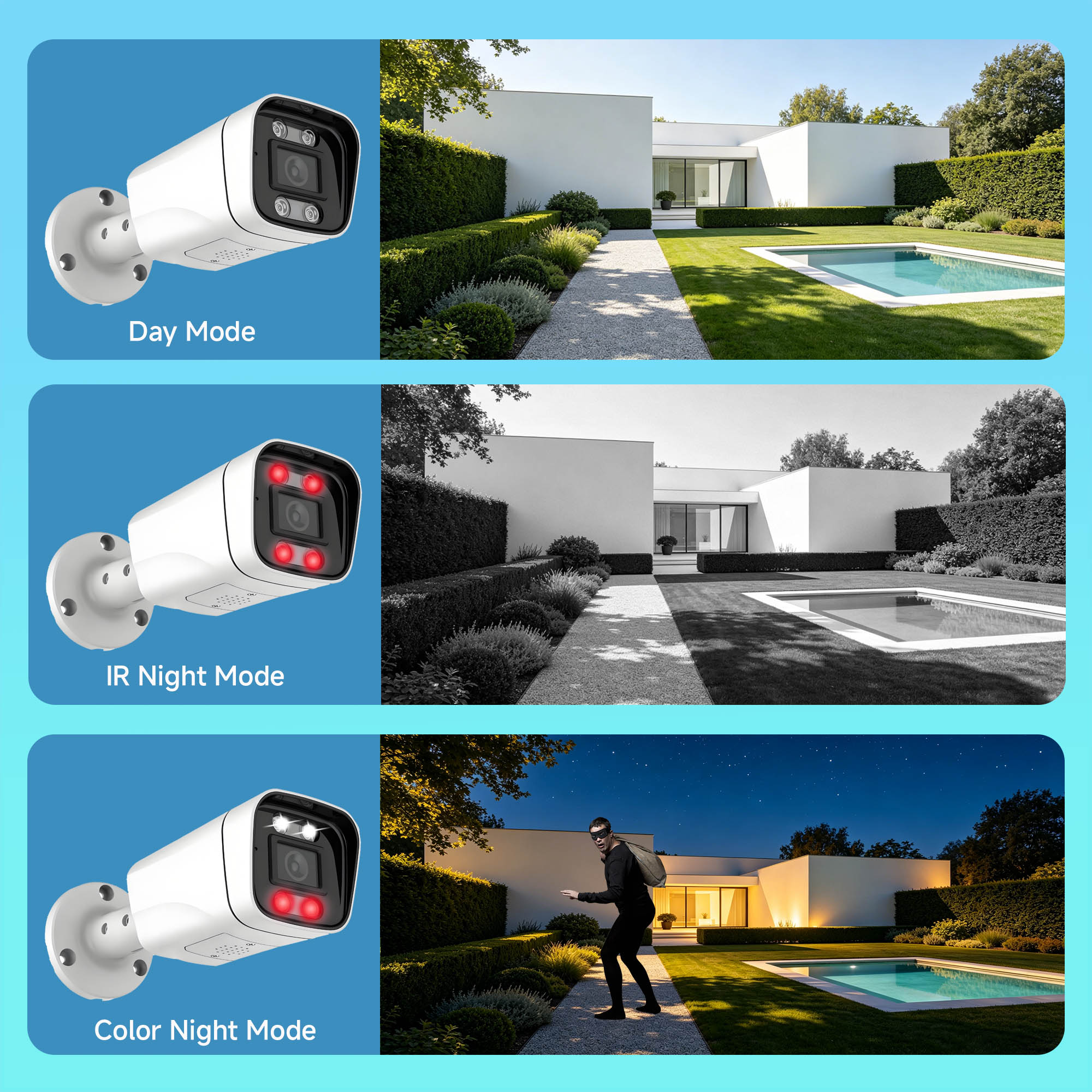 Комплект системы видеонаблюден – обзор и цена Home Security Video Recording Systems