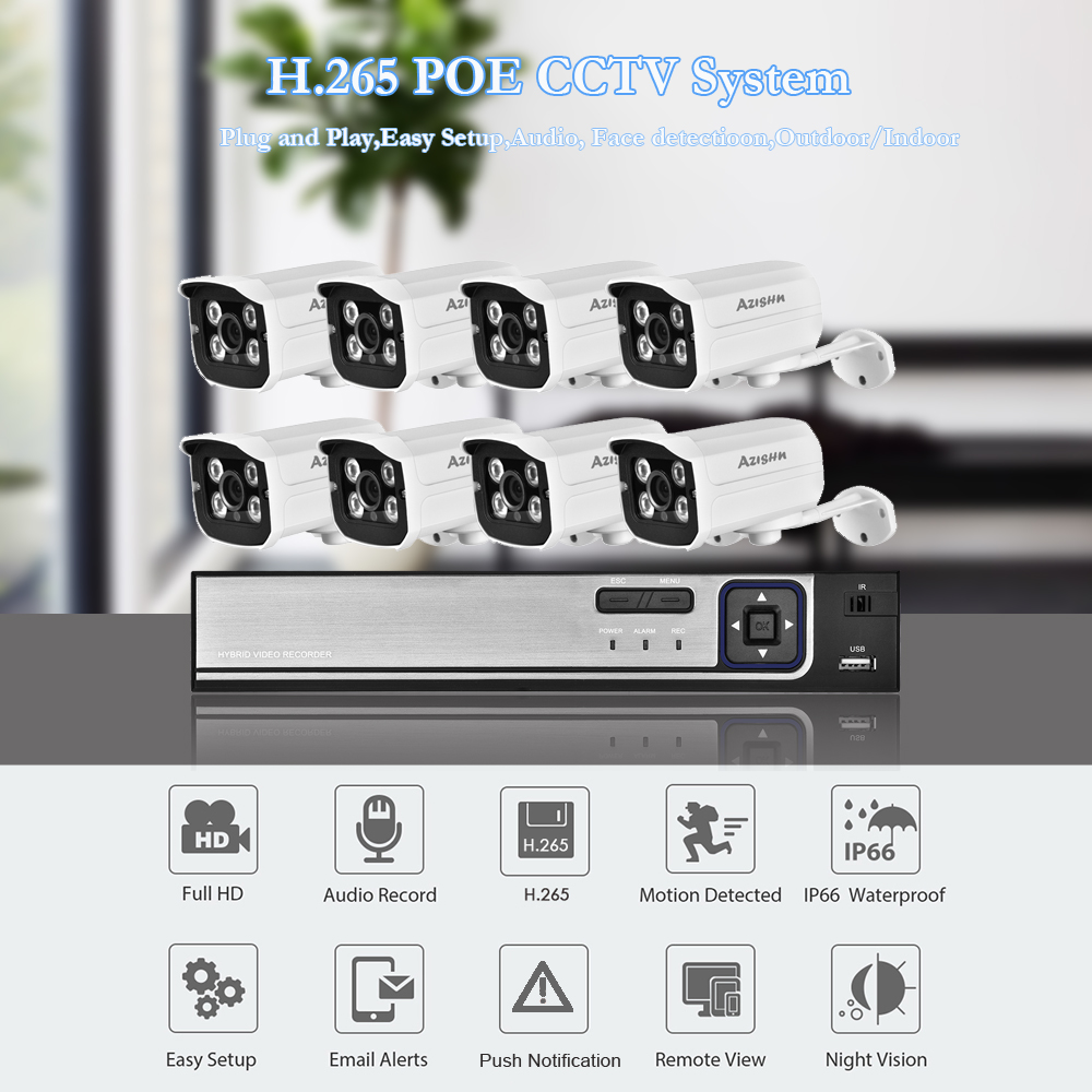 Комплект уличных IP-камер виде – обзор и цена Home Security Video Recording Systems