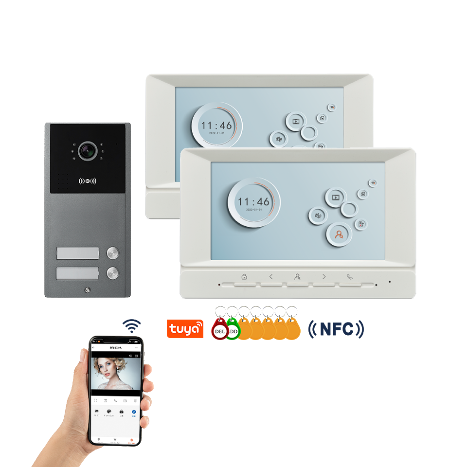 Tuya 7-дюймовый видео умный ви – обзор и цена Home Security Cameras Uk