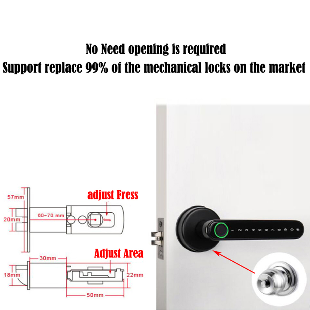 TTLock Smart Bluetooth Замок о – обзор и цена Home Security Door Lock