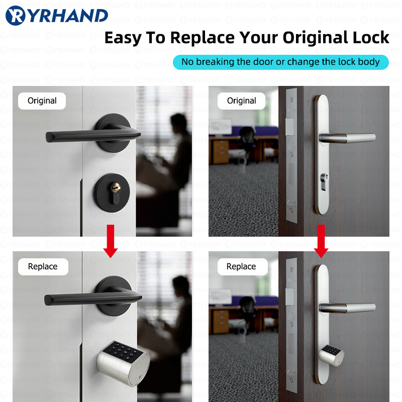 Умный евроцилиндрический дверн – обзор и цена Home Security Door Lock
