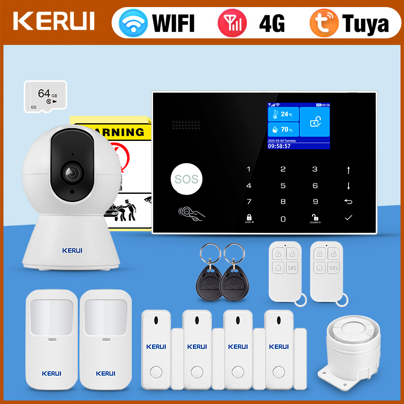 Система сигнализации KERUI 4G  – обзор и цена Home Zone Security App