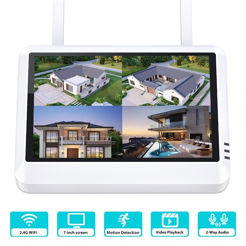 Беспроводной 8-канальный 7-дюй – обзор и цена Home Security Video Recording Systems