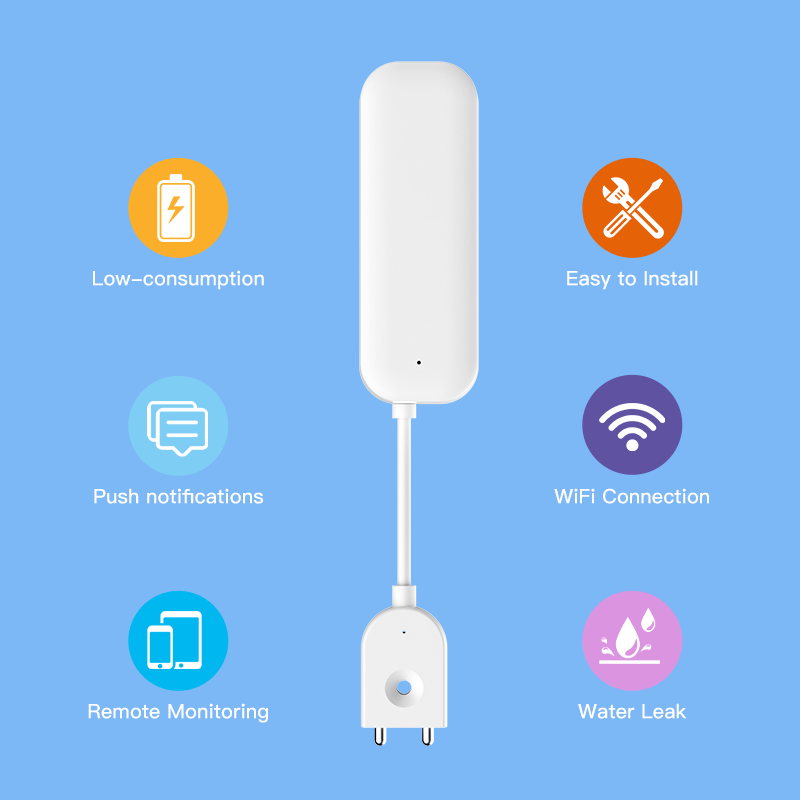 Tuya Wi-Fi ZigBee датчик воды  – обзор и цена Home Security Device