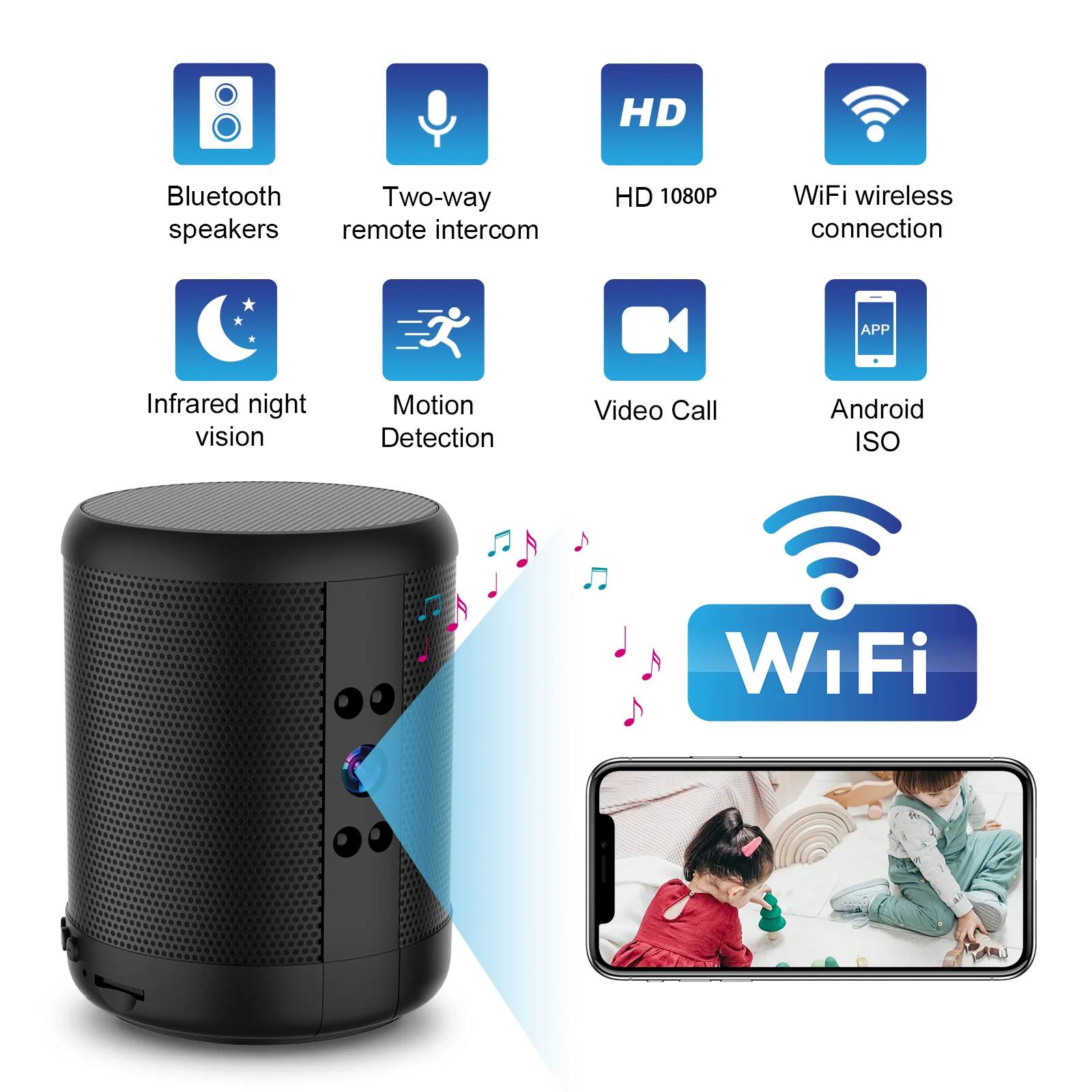 Wi-Fi камера видеонаблюдения с – обзор и цена Home Security Robot