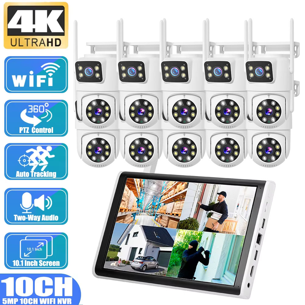 8-мегапиксельная 4K PTZ-камера – обзор и цена Home Security Wifi Camera