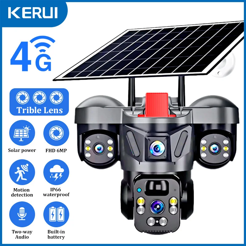 KERUI V380 Pro уличная PTZ 6MP – обзор и цена Home Security Wifi Camera
