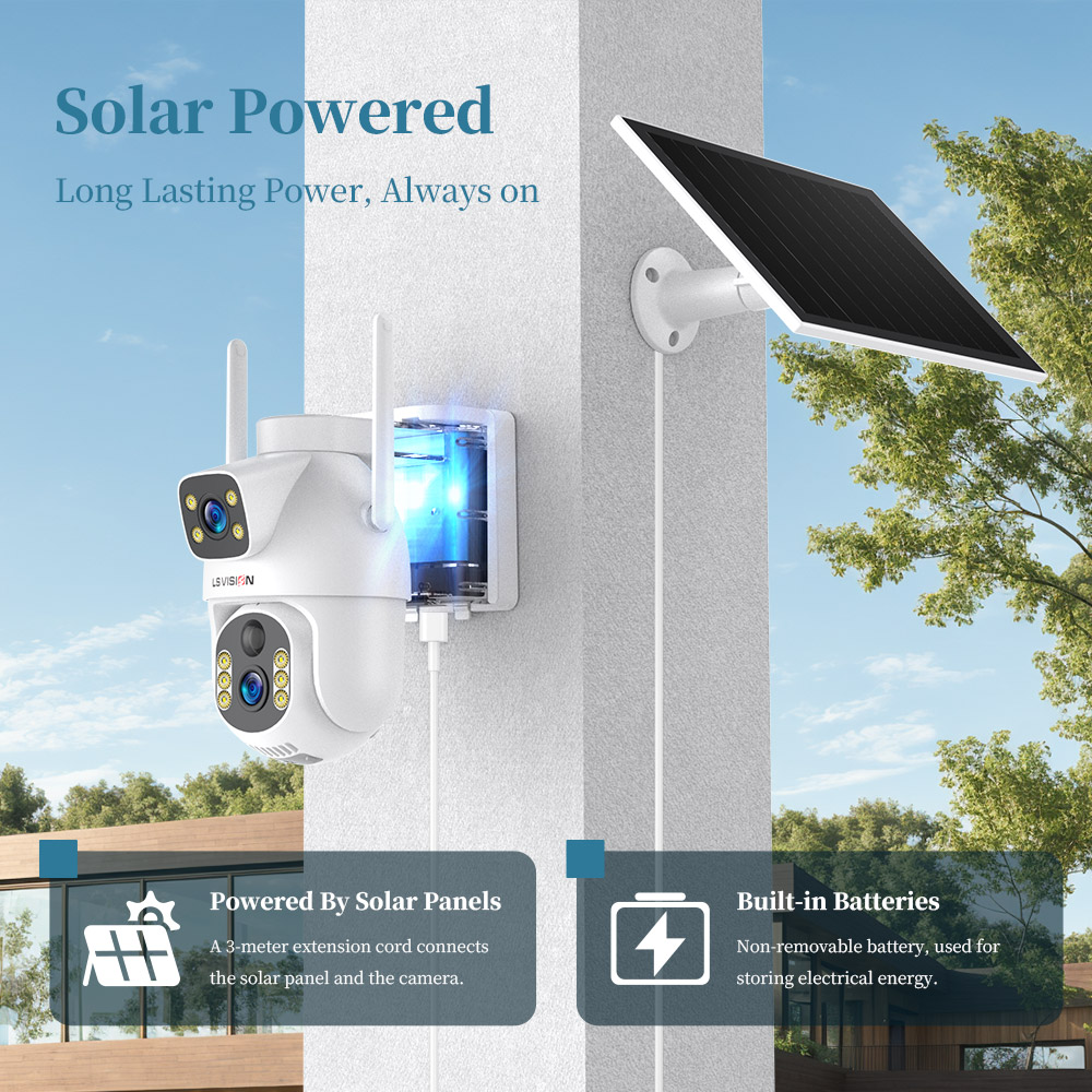 LS VISION солнечная камера без – обзор и цена Home Security Cameras Uk