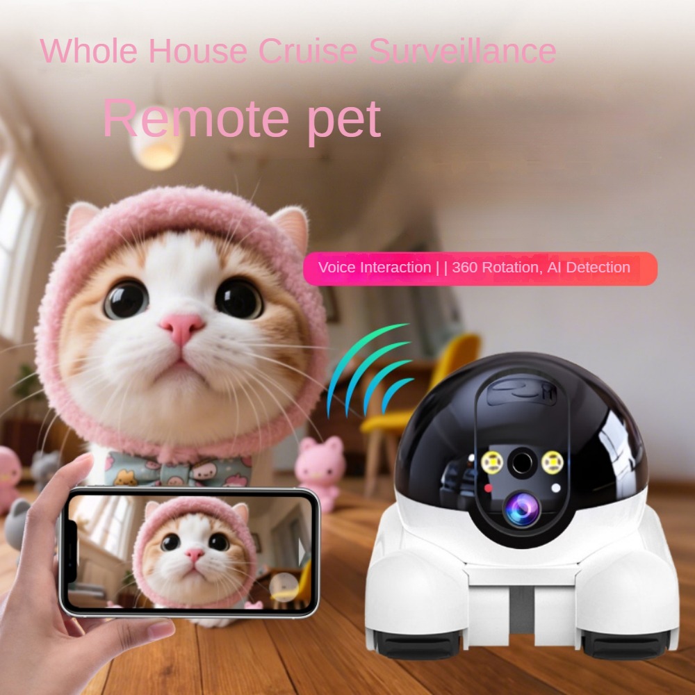 Новая Wi-Fi камера 1080P HD PT – обзор и цена Home Security Robot