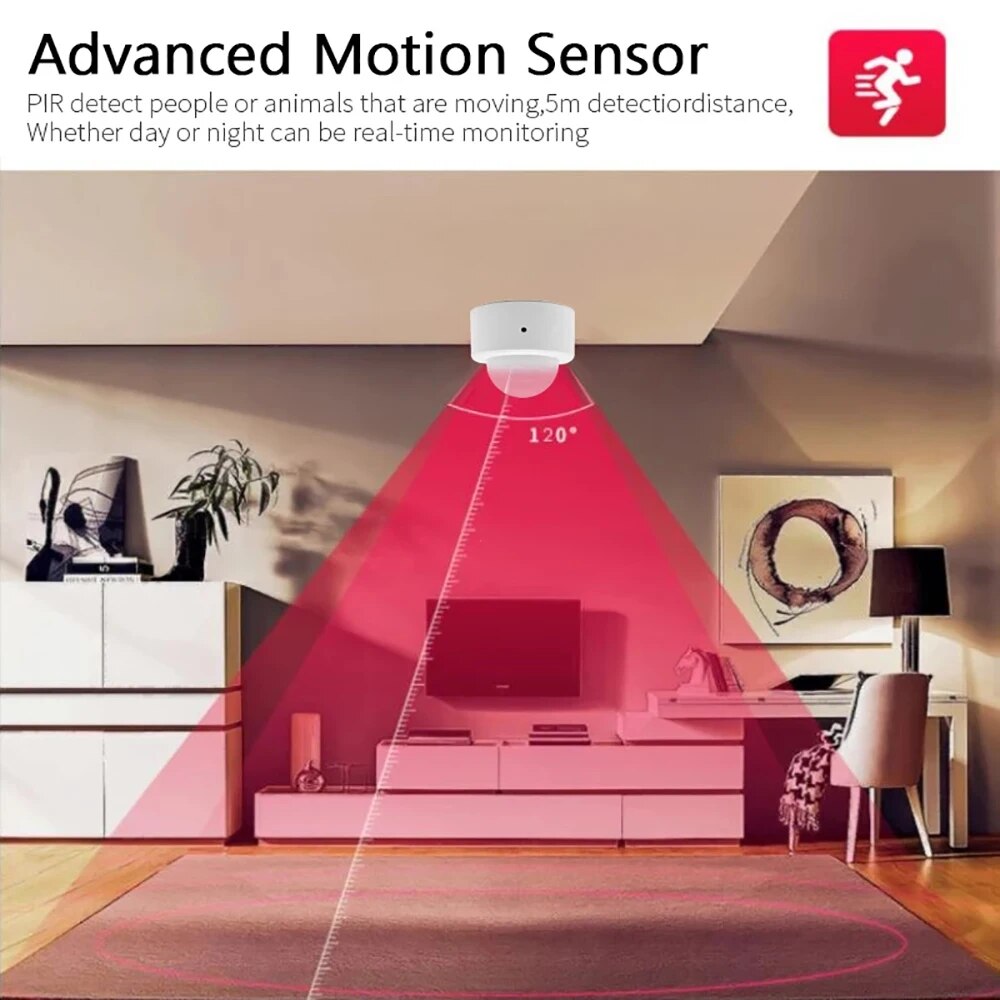 Zigbee Mini PIR датчик движени – обзор и цена Home Security Device